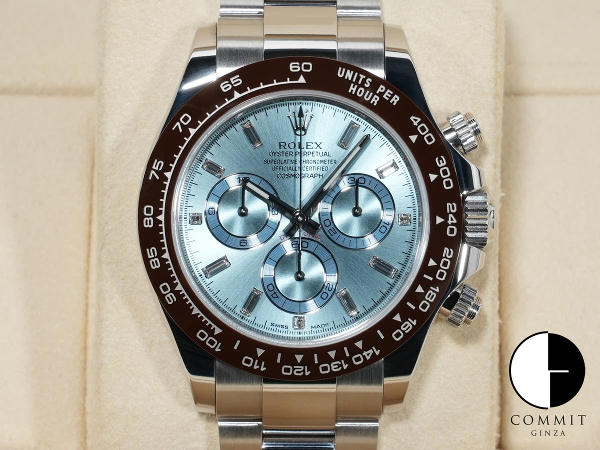 ロレックス デイトナ Ref.116506A プラチナ アイスブルー文字盤 中古 wm5o3k2e