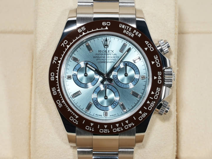 ロレックス デイトナ Ref.116506A プラチナ アイスブルー文字盤 中古 wm5o3k2e