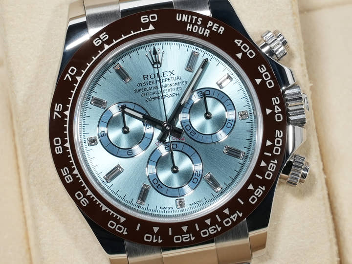 ロレックス デイトナ Ref.116506A プラチナ アイスブルー文字盤 中古 wm5o3k2e