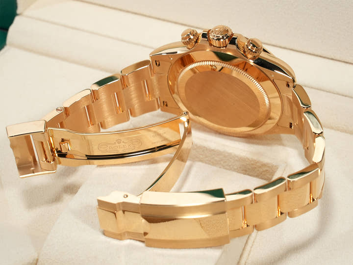 ロレックス デイトナ Ref.116508 イエローゴールド ブラックxゴールド文字盤 未使用 txj6j2qd