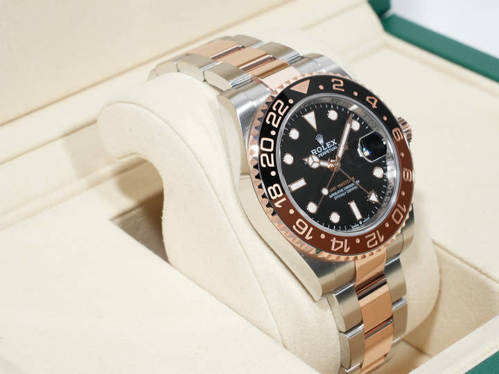ロレックス GMTマスターII Ref.126711CHNR ステンレススチール/エバーローズゴールド ブラック文字盤 オイスターブレスレット 未使用 kd4hptee