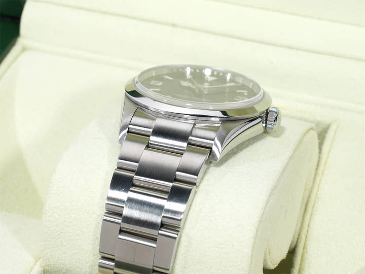 ロレックス エクスプローラーI Ref.114270 ステンレススチール ブラック文字盤 オイスターブレスレット 美品 gzqpka7d