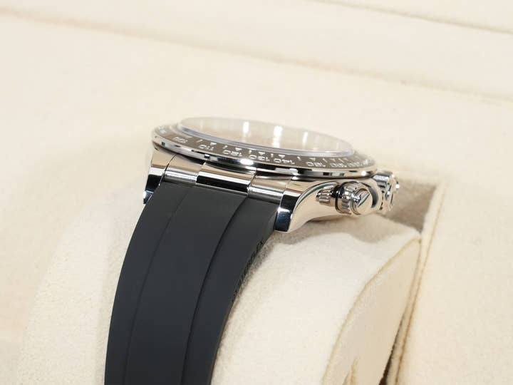 ロレックス デイトナ Ref.126519LN ホワイトゴールド ブライトブラックxスチール文字盤 美品 dhtjma4k