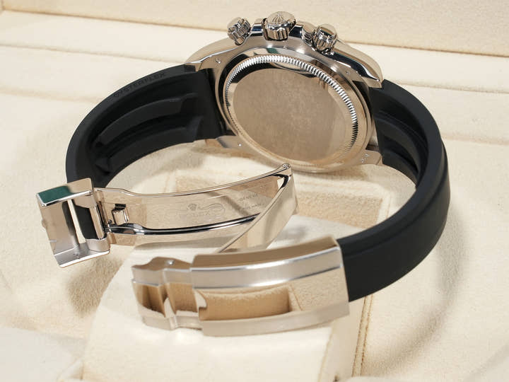 ロレックス デイトナ Ref.126519LN ホワイトゴールド ブライトブラックxスチール文字盤 美品 dhtjma4k