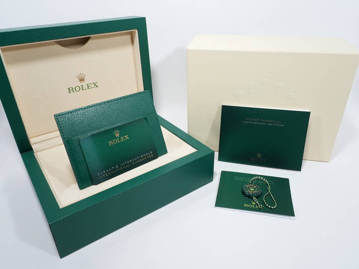 ロレックス デイトナ Ref.126519LN ホワイトゴールド ブライトブラックxスチール文字盤 美品 dhtjma4k