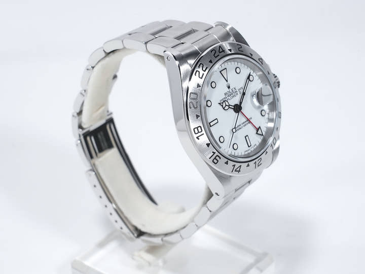 Rolex Explorer II Ref. 16570 Stainless Steel White Dial Oyster Bracelet, Excellent Condition zhu522oy