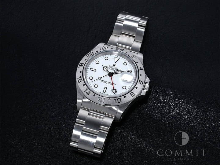 Rolex Explorer II Ref. 16570 Stainless Steel White Dial Oyster Bracelet, Excellent Condition zhu522oy