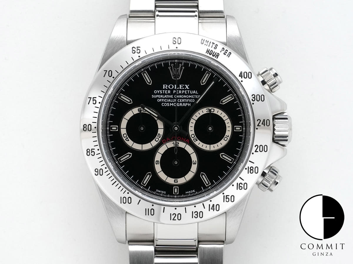 ロレックス デイトナ エルプリメロ Ref.16520 ステンレススチール ブラック文字盤 美品 vu9uuj8d