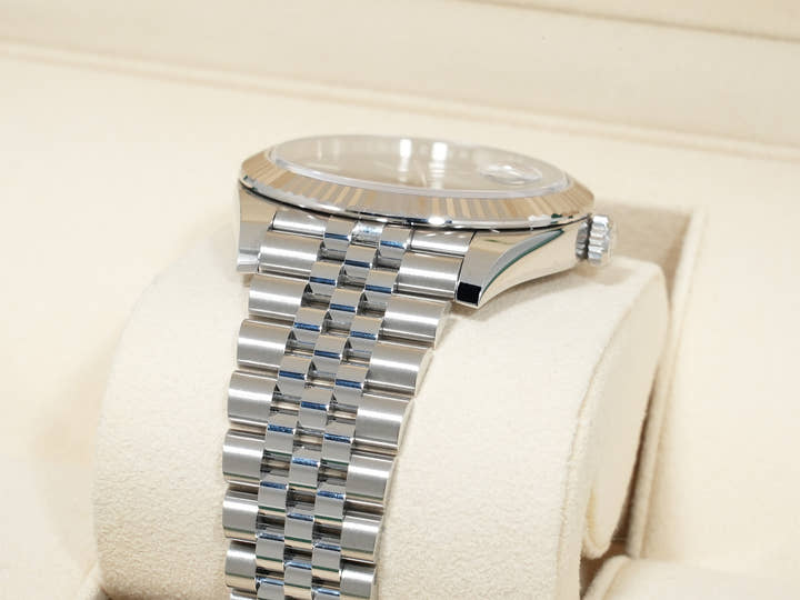 Rolex Datejust 41 Ref. 126334 Stainless Steel/White Gold Slate Roman Dial Jubilee Bracelet Pre-owned 2ja3s6rf