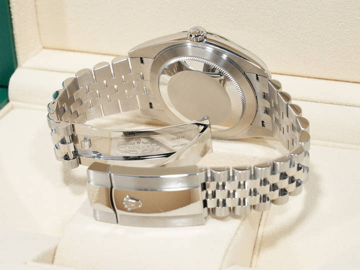 Rolex Datejust 41 Ref. 126334 Stainless Steel/White Gold Slate Roman Dial Jubilee Bracelet Pre-owned 2ja3s6rf