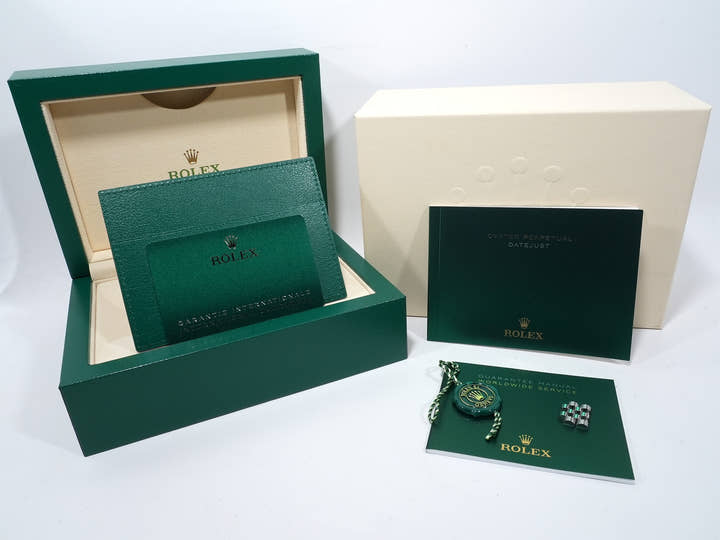 Rolex Datejust 41 Ref. 126334 Stainless Steel/White Gold Slate Roman Dial Jubilee Bracelet Pre-owned 2ja3s6rf