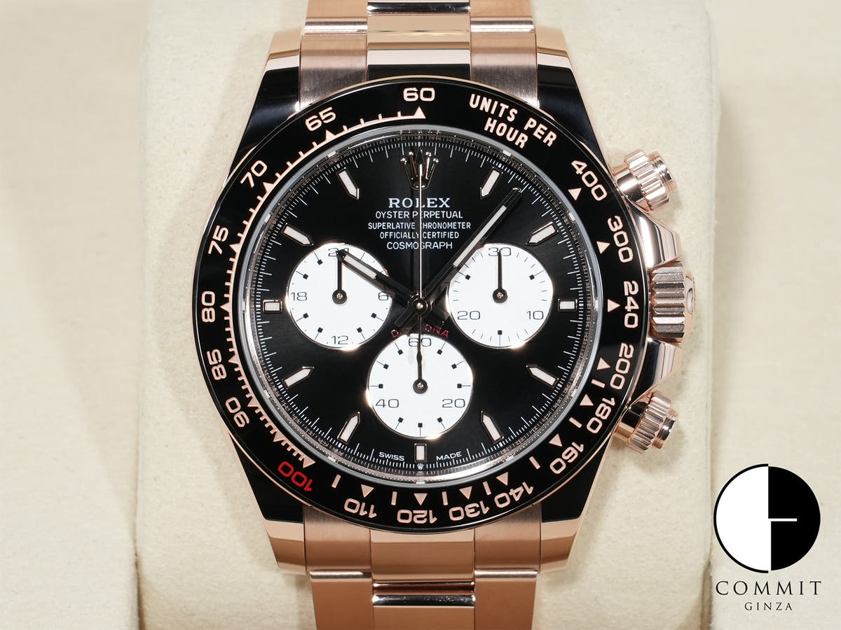 ロレックス デイトナ Ref.126525LN エバーローズゴールド ブライトブラック文字盤 未使用 5gf4qh7d