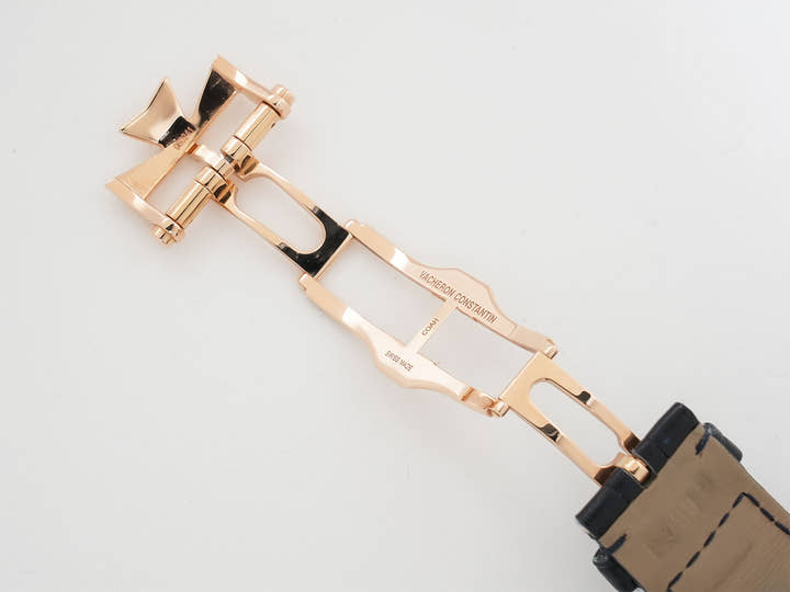 ヴァシュロンコンスタンタン パトリモニー レトログラード デイ/デイト Ref.4000U/000R-B516 ピンクゴールド ダークブルー文字盤 中古 dzu3bcvk