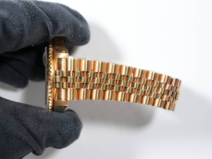 ロレックス GMTマスターII Ref.16718 イエローゴールド ブラウン文字盤 ジュビリーブレスレット 中古 2pwjg3sz