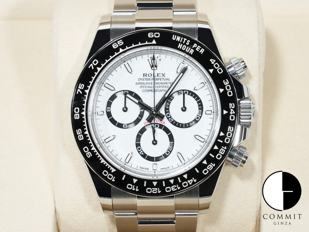 ロレックス デイトナ Ref.126500LN ステンレススチール ホワイト文字盤 未使用 hk4cevhv