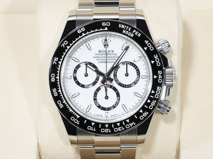 ロレックス デイトナ Ref.126500LN ステンレススチール ホワイト文字盤 未使用 hk4cevhv