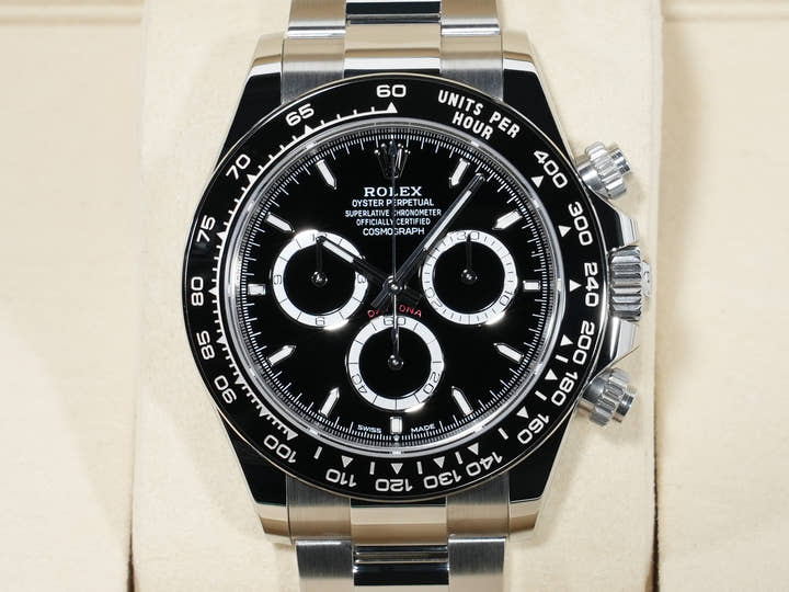 ロレックス デイトナ Ref.126500LN ステンレススチール ブラック文字盤 未使用 9a3jiwvb