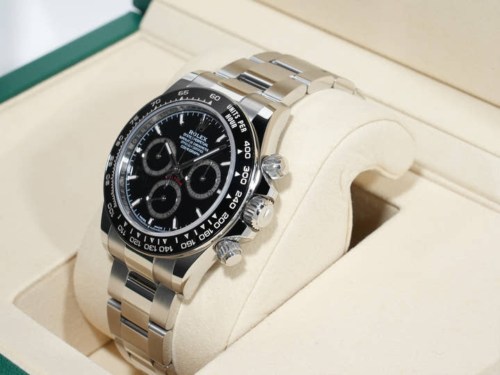 ロレックス デイトナ Ref.126500LN ステンレススチール ブラック文字盤 未使用 9a3jiwvb