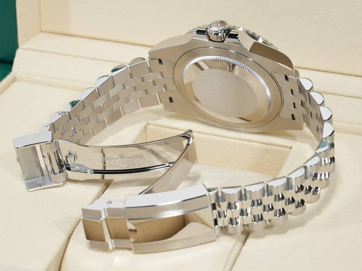 Rolex GMT-Master II Ref. 126710BLRO, stainless steel, black dial, Jubilee bracelet, unused. (ggrmdp6v appears to be an internal reference number and not part of the product description)