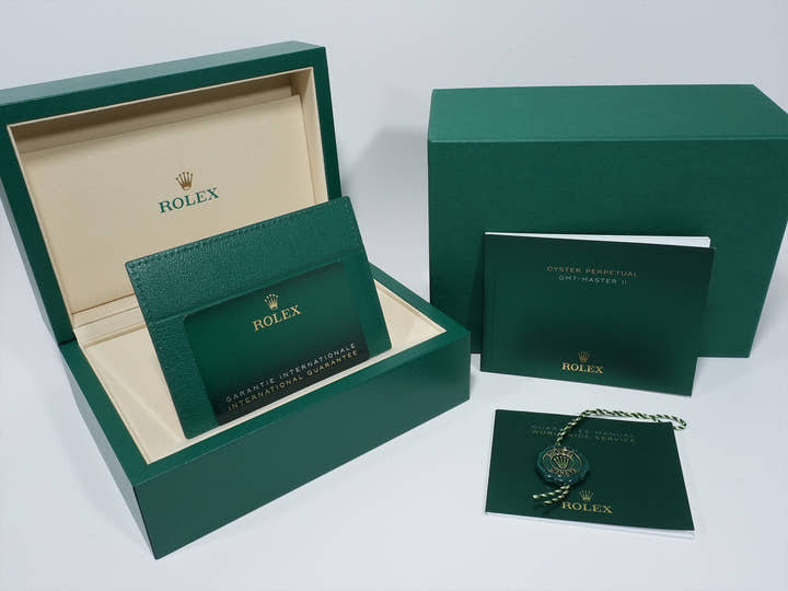 Rolex GMT-Master II Ref. 126710BLRO, stainless steel, black dial, Jubilee bracelet, unused. (ggrmdp6v appears to be an internal reference number and not part of the product description)