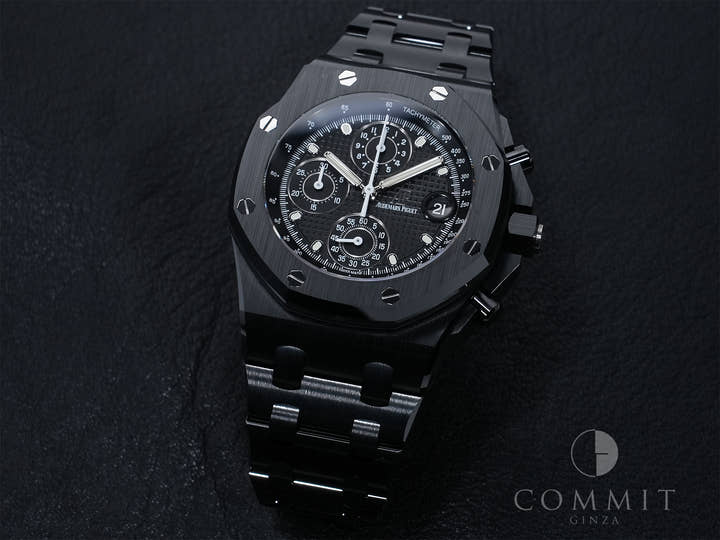 オーデマピゲ ロイヤルオーク オフショア クロノグラフ Ref.26238CE.OO.1300CE.01 ブラックセラミック ブラック文字盤 美品 bpbky2ej