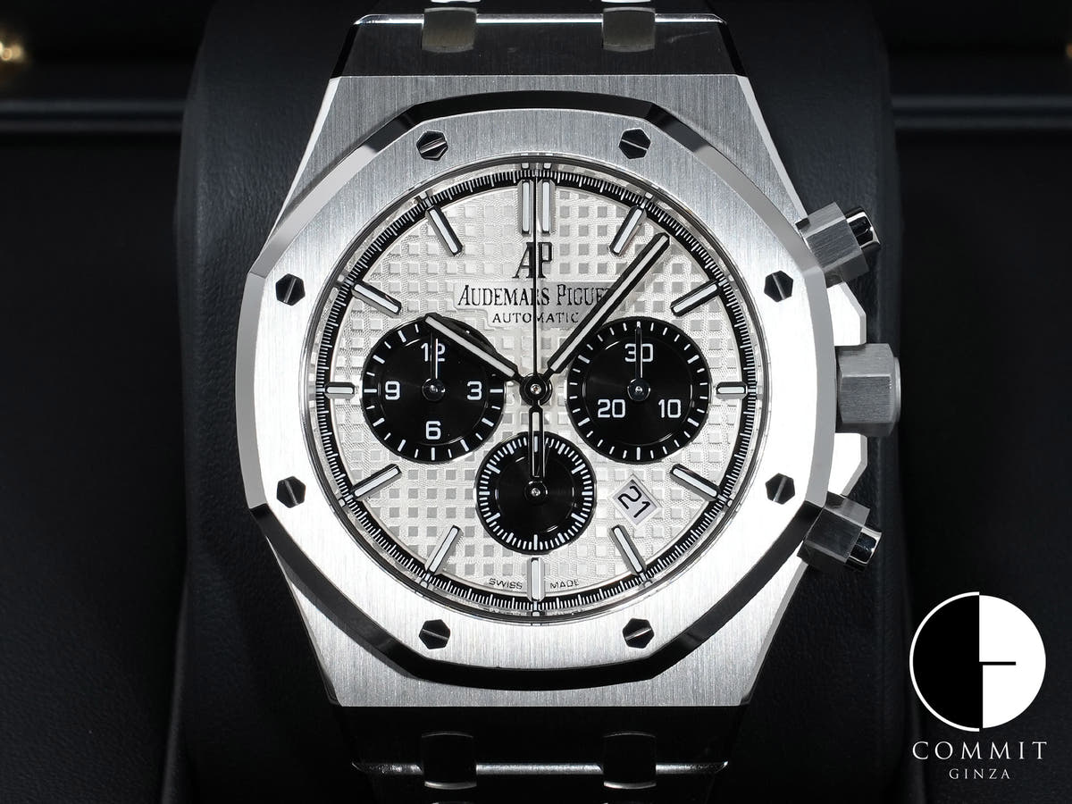 オーデマピゲ ロイヤルオーク クロノグラフ Ref.26331ST.OO.1220ST.03 ステンレススチール シルバー文字盤 美品 37iqjbev