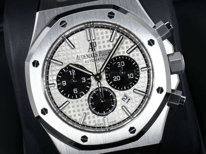 オーデマピゲ ロイヤルオーク クロノグラフ Ref.26331ST.OO.1220ST.03 ステンレススチール シルバー文字盤 美品 37iqjbev