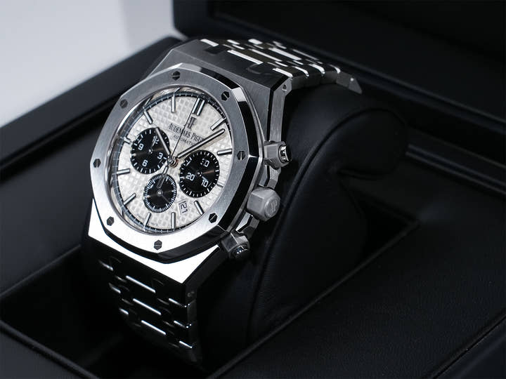 オーデマピゲ ロイヤルオーク クロノグラフ Ref.26331ST.OO.1220ST.03 ステンレススチール シルバー文字盤 美品 37iqjbev