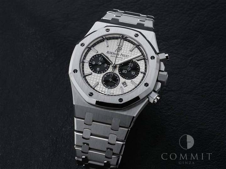オーデマピゲ ロイヤルオーク クロノグラフ Ref.26331ST.OO.1220ST.03 ステンレススチール シルバー文字盤 美品 37iqjbev