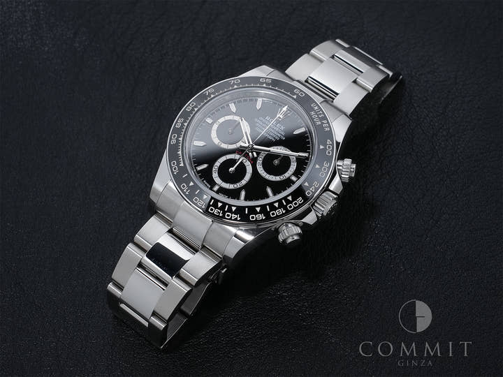 ロレックス デイトナ Ref.126500LN ステンレススチール ブラック文字盤 美品 o2h5vf4m
