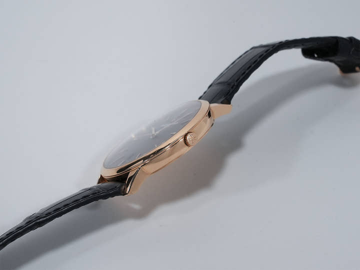 Vacheron Constantin Patrimony Automatic Ref. 85180/000R-9166, pink gold, grey dial, pre-owned. (paofaeuf appears to be unrelated text and likely a typo or error.)