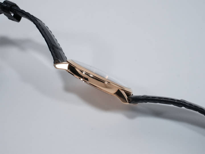 Vacheron Constantin Patrimony Automatic Ref. 85180/000R-9166, pink gold, grey dial, pre-owned. (paofaeuf appears to be unrelated text and likely a typo or error.)