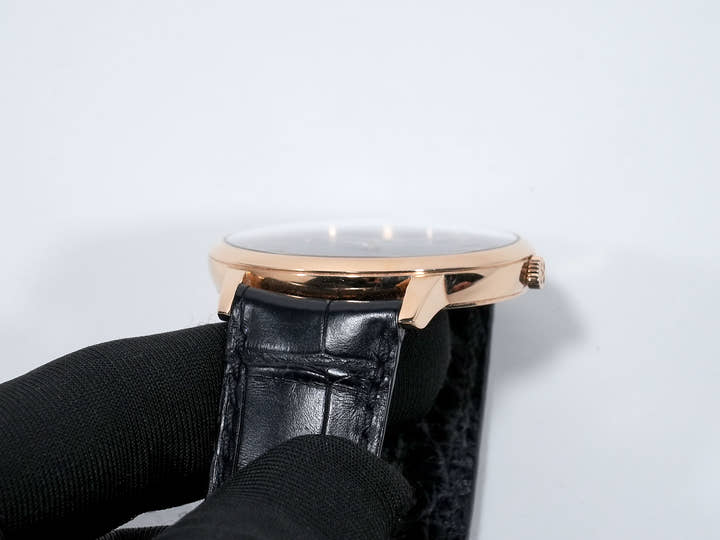 Vacheron Constantin Patrimony Automatic Ref. 85180/000R-9166, pink gold, grey dial, pre-owned. (paofaeuf appears to be unrelated text and likely a typo or error.)