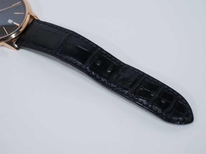 Vacheron Constantin Patrimony Automatic Ref. 85180/000R-9166, pink gold, grey dial, pre-owned. (paofaeuf appears to be unrelated text and likely a typo or error.)