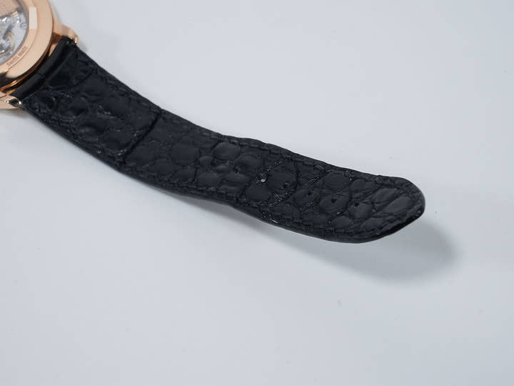 Vacheron Constantin Patrimony Automatic Ref. 85180/000R-9166, pink gold, grey dial, pre-owned. (paofaeuf appears to be unrelated text and likely a typo or error.)