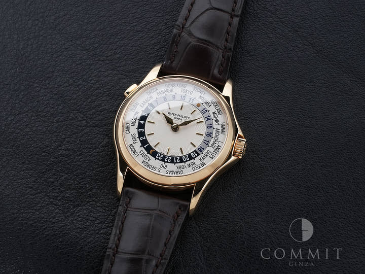 パテックフィリップ コンプリケーション ワールドタイム Ref.5110J-001 イエローゴールド シルバー文字盤 中古 a3asybwr
