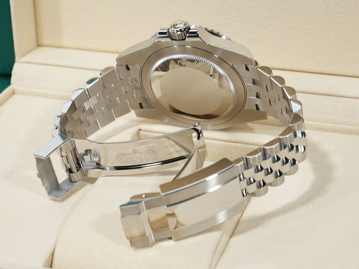 Rolex GMT-Master II Ref. 126710BLNR Stainless Steel Black Dial Jubilee Bracelet Unused biwafrep