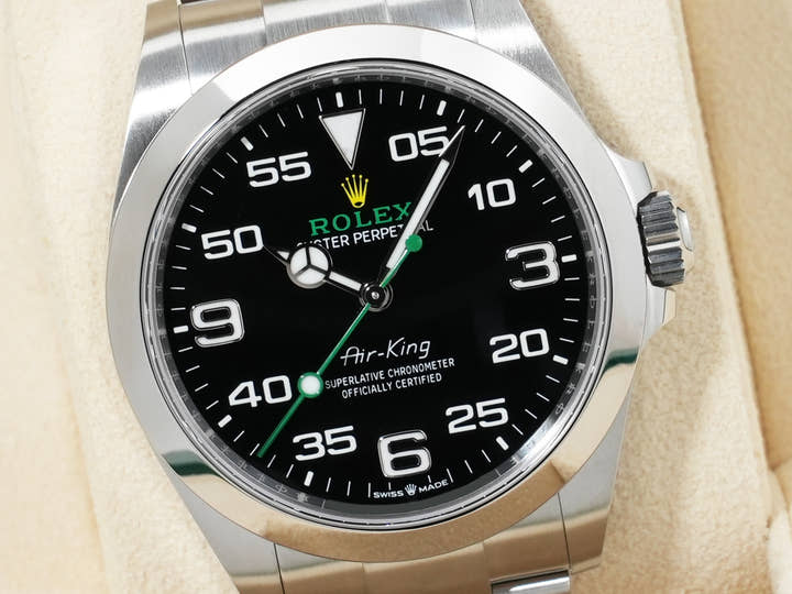 ロレックス エアキング Ref.126900 ステンレススチール ブラック文字盤 オイスターブレスレット 未使用 89wpmv8i