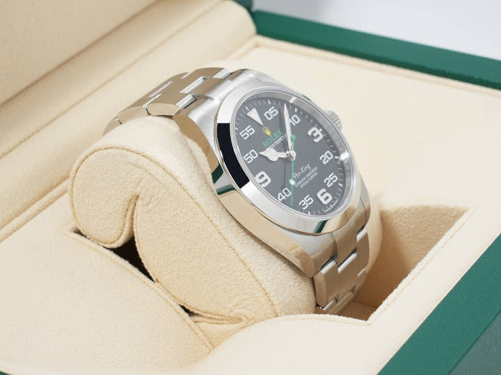 ロレックス エアキング Ref.126900 ステンレススチール ブラック文字盤 オイスターブレスレット 未使用 89wpmv8i