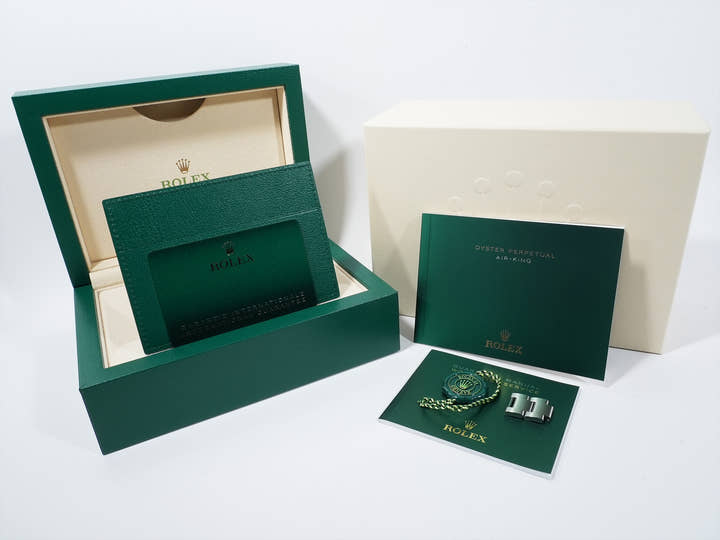 ロレックス エアキング Ref.126900 ステンレススチール ブラック文字盤 オイスターブレスレット 未使用 89wpmv8i