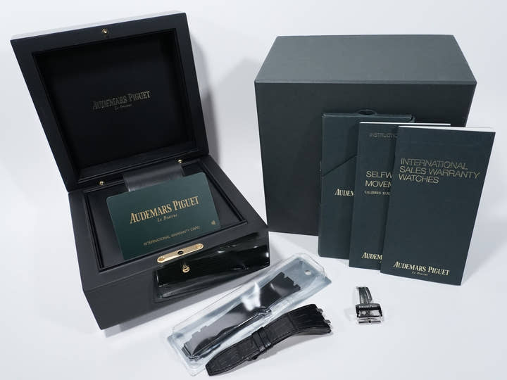 Audemars Piguet Royal Oak Ref. 15400ST.OO.1220ST.01 Stainless Steel Black Dial, Excellent Condition 7pyw6rbt