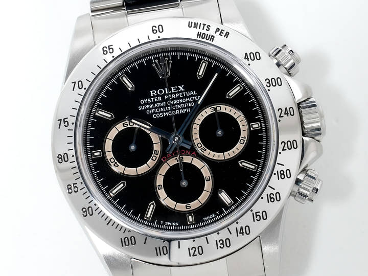 ロレックス デイトナ エルプリメロ Ref.16520 ステンレススチール ブラック文字盤 美中古 fs8j2ro6