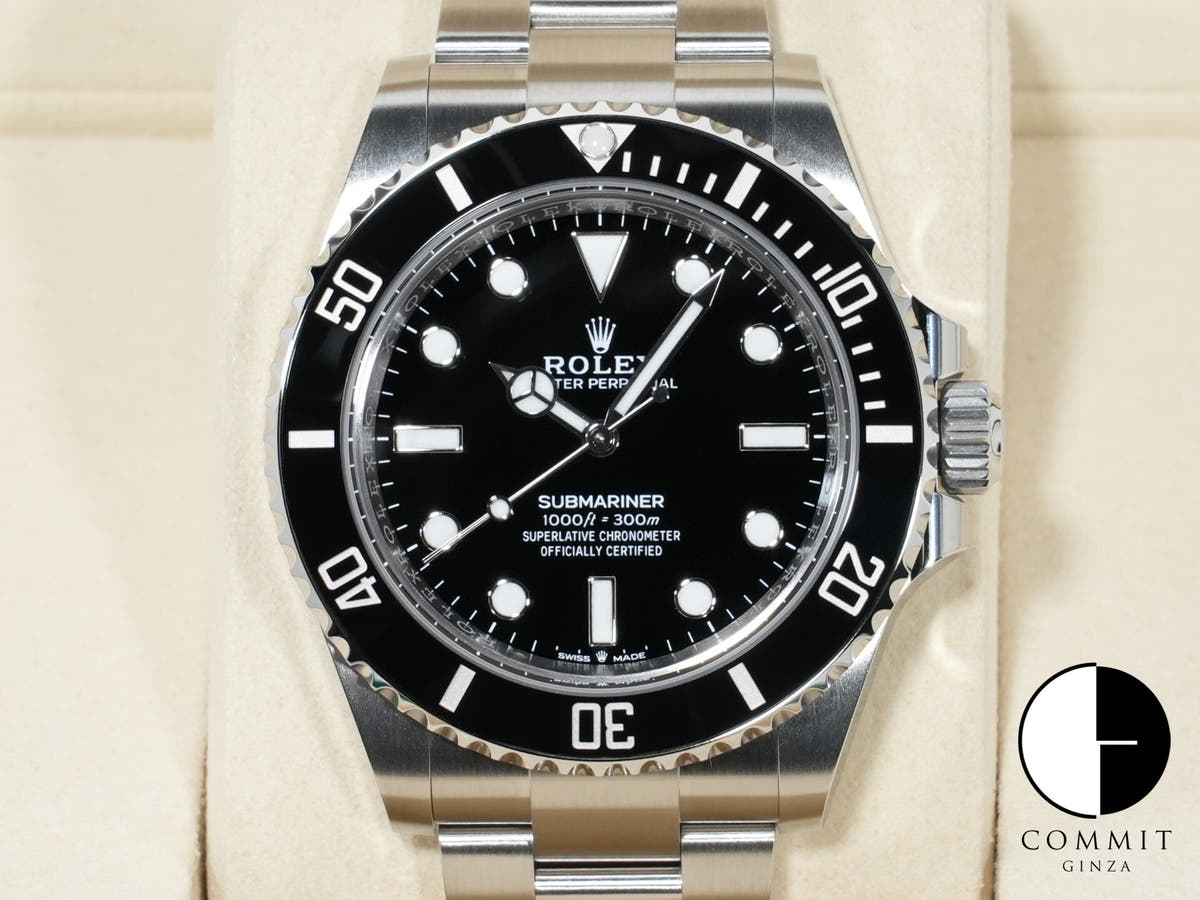 Rolex Submariner No-Date Ref. 124060 Stainless Steel Black Dial Unused gbug3muz