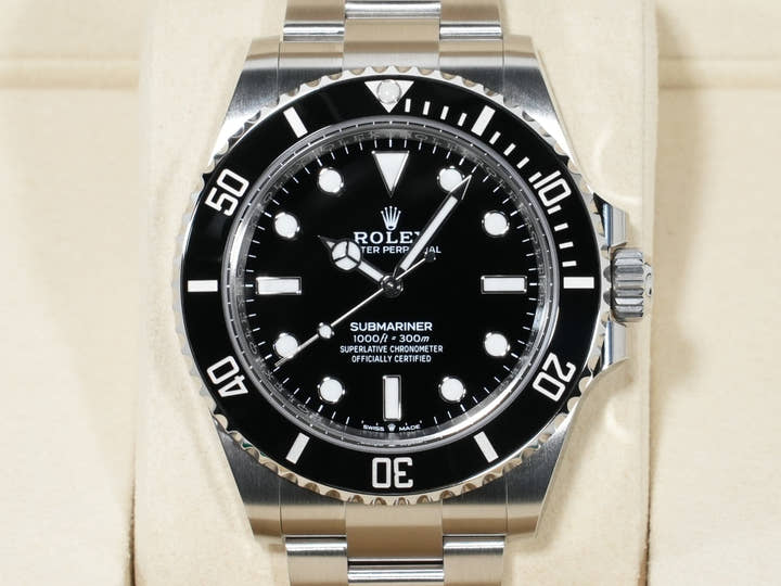 Rolex Submariner No-Date Ref. 124060 Stainless Steel Black Dial Unused gbug3muz