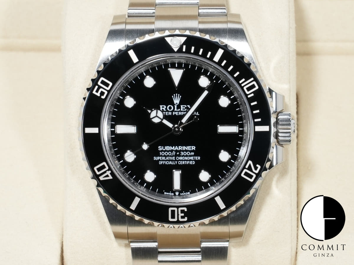 Rolex Submariner No-Date Ref. 124060 Stainless Steel Black Dial Unused awuaw6wt