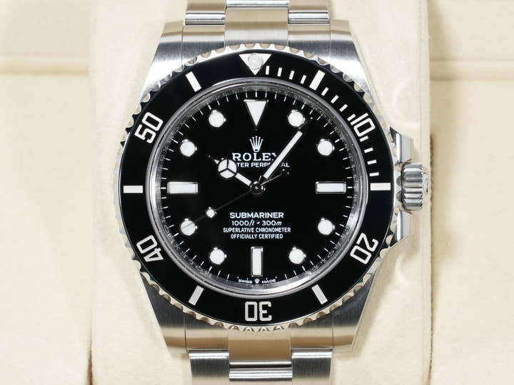 Rolex Submariner No-Date Ref. 124060 Stainless Steel Black Dial Unused awuaw6wt