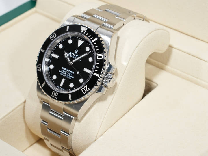 Rolex Submariner No-Date Ref. 124060 Stainless Steel Black Dial Unused awuaw6wt