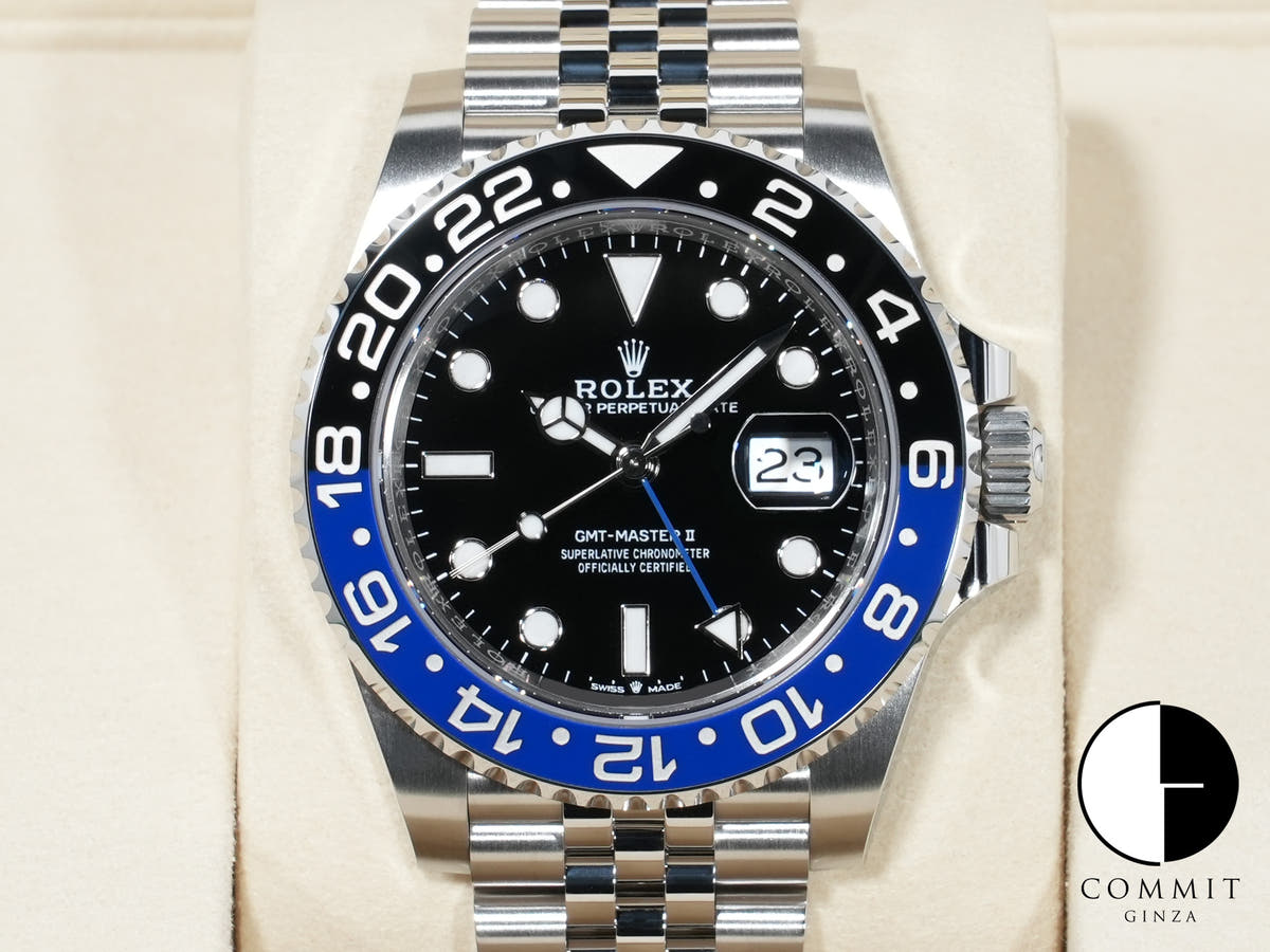 Rolex GMT-Master II Ref. 126710BLNR Stainless Steel Black Dial Jubilee Bracelet Unused zk29ovnk