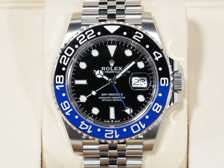 Rolex GMT-Master II Ref. 126710BLNR Stainless Steel Black Dial Jubilee Bracelet Unused zk29ovnk