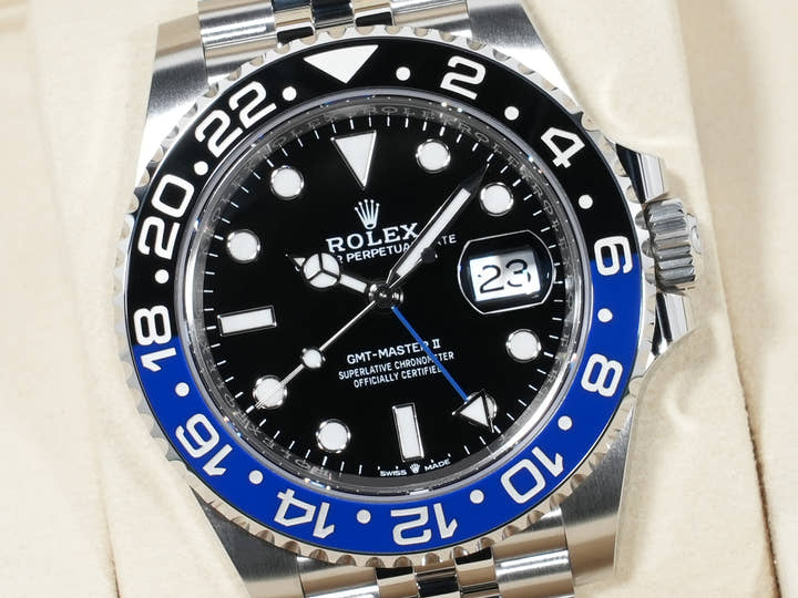 Rolex GMT-Master II Ref. 126710BLNR Stainless Steel Black Dial Jubilee Bracelet Unused zk29ovnk